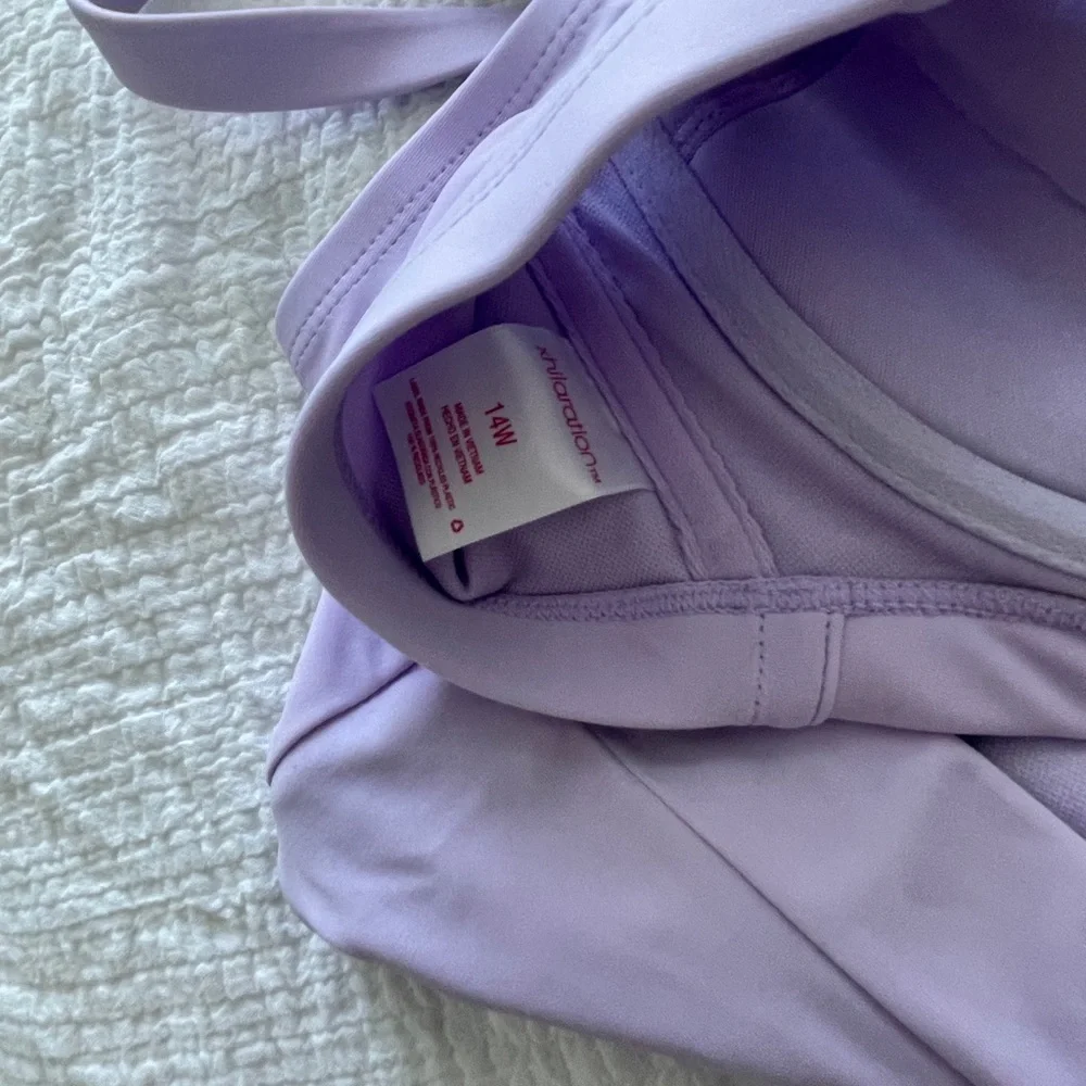 Xhilaration Purple Swimsuit Top Size 14‎